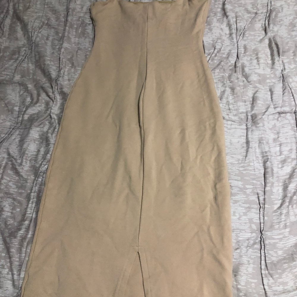 American apparel nude dress